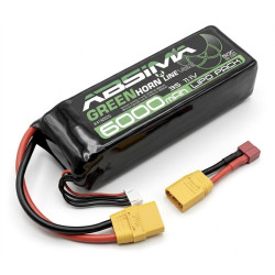 LiPo akumulátor Absima SC 11,1V / 6000mAh 50C XT90