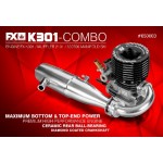 FX K301 COMBO: Motor+výfuk+koleno výfuku