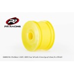 Disky 55x38mm 2WD+4WD Rear Wheels 12mm*2pcs(Yellow)For IFMAR
