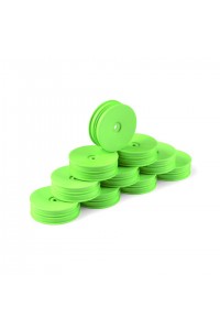HUDY 1/10 OFF-ROAD WHEEL - 2WD – FRONT – NARROW – GREEN (10) HUDY 1/10 OFF-ROAD WHEEL - 2WD – FRONT – NARROW – GREEN (10)