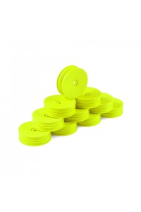 HUDY 1/10 OFF-ROAD WHEEL - 2WD – FRONT – NARROW – YELLOW (10) HUDY 1/10 OFF-ROAD WHEEL - 2WD – FRONT – NARROW – YELLOW (10)