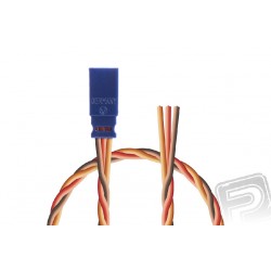 Servokabel 300mm, JR 0,50qmm kroucený silikonkabel, 1 ks. (protikus)
