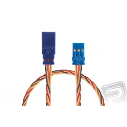 Prodlužovací kabel 100mm, JR 0,35qmm kroucený silikonkabel, 1 ks
