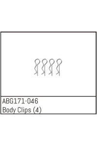ABG171-046 - Sponky karosérie, 4ks