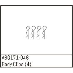 ABG171-046 - Sponky karosérie, 4ks
