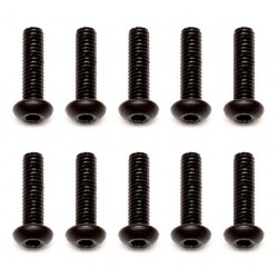 Šroub M2,4x8mm s imbusouvou půlkulatou hlavou, 10ks.
