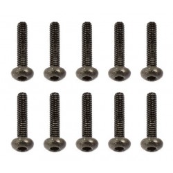 Šrouby, M2x10mm s půlkulatou imbusouvou hlavou