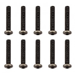 Šrouby, M2,5x14mm s půlkulatou imbusouvou hlavou