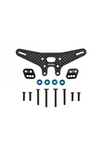 RC10B7.1 FT Konverzní sada zadní věže tlumičů Gull Dropper desek, - 2mm