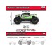 RC auto Arrma Typhon Mega 665 1:8 4WD RTR - Červená