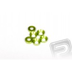 Axial podložka kónická 3x6.9x2mm zelená (6)