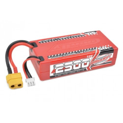 LiPo Hardcase akumulátor 50C - 2500mAh - 2S - 7,4V - XT-60