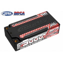 Corally LiPo Voltax 7.4V 5000mAh 120C Short EFRA