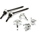Billet Steering, Caster Block & Front Shaft Set for SCX-10, Dingo, Honcho & Jeep