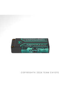 CAYOTE Racing Shorty 4600mAh 7.6V 2S 145C HV LiPo (5mm, 163g)
