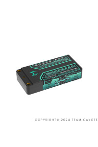 CAYOTE Racing Shorty 5000mAh 7.6V 2S 145C HV LiPo (5mm, 179g)