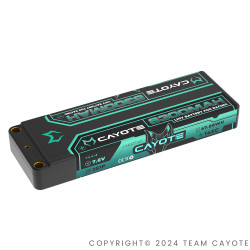 CAYOTE 6300mAh 7.6V 2S 145C HV LiPo (5mm, 226g) CAYOTE 6300mAh 7.6V 2S 145C HV LiPo (5mm, 226g)