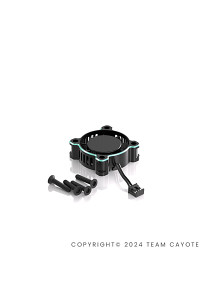 CAYOTE CREST RS120 Aluminum 20x20x7mm Cooling Fan w/Micro Plug (Aurora Green)