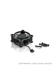 CAYOTE CREST X / X Evo Aluminum 25x25x10mm Cooling Fan w/Micro Plug (Aurora Green)