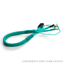 CAYOTE Power 2S 5mm Bullet Charge Cable & Wires, XT90 Connector, 620mm, Aurora Green CAYOTE Power 2S 5mm Bullet Charge Cable & Wires, XT90 Connector, 620mm, Aurora Green