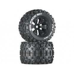 Duratrax kolo 3.8" Six Pack MT 1/2" Offset černá (2