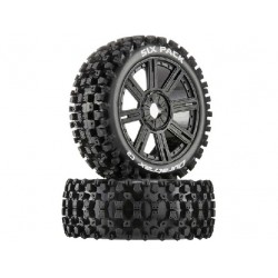 Duratrax kolo 3.8" Six Pack Buggy C2 Spoke černá (2)