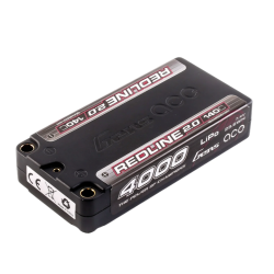 Gens ace Redline 2.0 Series Shorty LCG 4000mAh 7.4V 2S 140C LiPo (5mm, 174g)