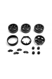 CC-6 Beadlock disky 1.3 (černá/4 ks)