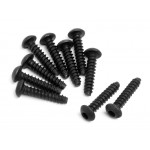 AKCE - 94361 - TP. BUTTON HEAD SCREW M3x14mm (10pcs)