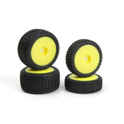 Microbe Buggy kola kompletní (žlutá/přední/zadní)