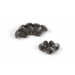 Imbusové šroubky s kulatou hlavou M2,6x6mm (8 ks)