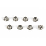 Samojistící límcové matky M4 (8 ks)