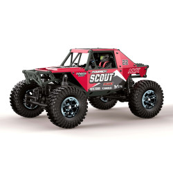 Scout-24 Flux Rock Crawler 1:24 – červený Scout-24 Flux Rock Crawler 1:24 – červený