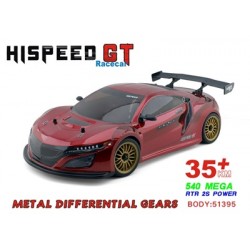 HSP GT 1/10 RTR On-road, Červený