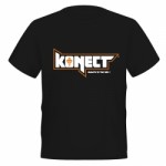KONECT tričko černé - vel. L 