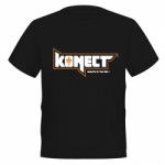 KONECT tričko černé - vel. M 