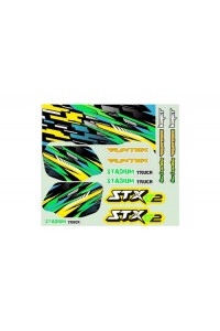 STX G2 samolepky zelené