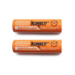 Li-ion akumulátory 18650 2600mAh (2 ks) s úložným pouzdrem