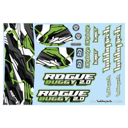 Rogue Buggy 2.0 Samolepky zelené