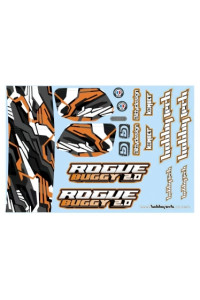 Rogue Buggy 2.0 Samolepky oranžové