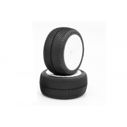 TZO G-ONE 1/10 buggy zadní kola nalepená SOFT (2 ks)