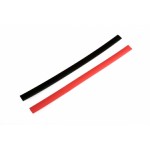 Smrštovací bužírka 9mm, 2x 250mm, černá/červená