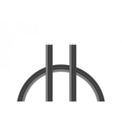 Kabel třížilový Silikonový černo/šedý plochý 0,33mm2 / 22AWG