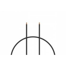 Kabel silikon 1.0mm2 1m (černý)