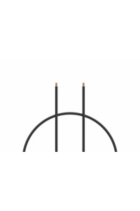 Kabel silikon 6.0mm2 1m (černý)