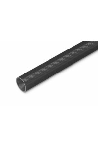 Uhlíková trubka Pletená 18/17-10/9mm 0,8m - Matná