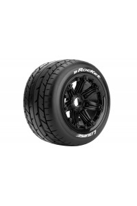 B-ROCKET SPORT 1/5 Baja zadní 24mm hex, černé disky, 2 ks