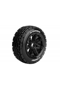 B-ORBIT SPORT 1/5 Baja přední 24mm hex, černé disky, 2 ks