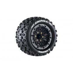 MT-UPHILL SOFT 1/10, 12mm, 14mm a 17mm odnímatelný hex, Černé disky, 2 ks
