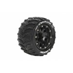 MT-CYCLONE SOFT 1/10 0 offset 12mm hex Black Bead-Lock Rims